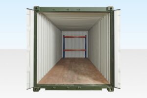 1065-2-Tier-Racking-End-of-40ft-Container-960x640-1-600x400-1.jpg Adjustable, Heavy Duty Two Tier Racking For Rear Of Container