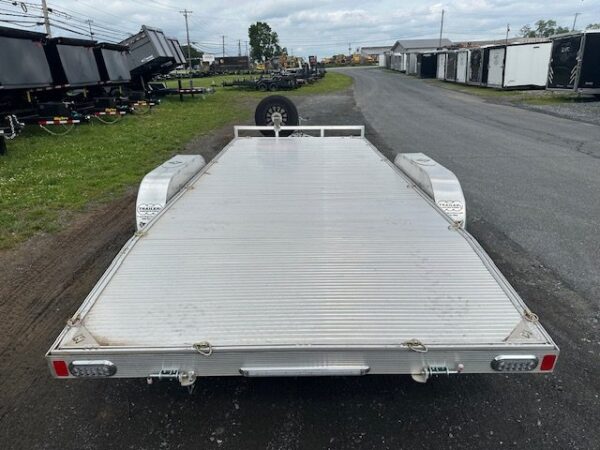 2024 Sport Haven 7×18 Aluminum Car Trailer – 6k Torsion Axles