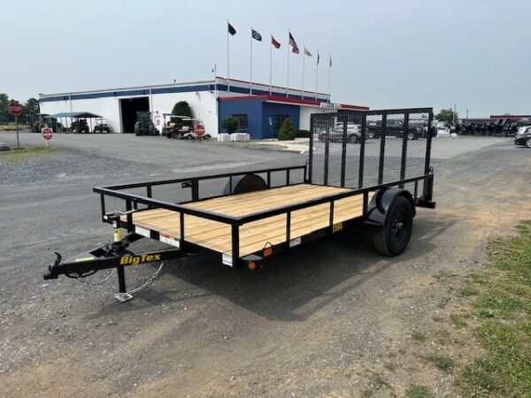 2025-BIG-TEX-7X12-LANDSCAPE-UTILITY-TRAILER-RAMP-GATE-1.jpg Big Tex 7 x 12 Landscape Utility Trailer – Rear Ramp Gate