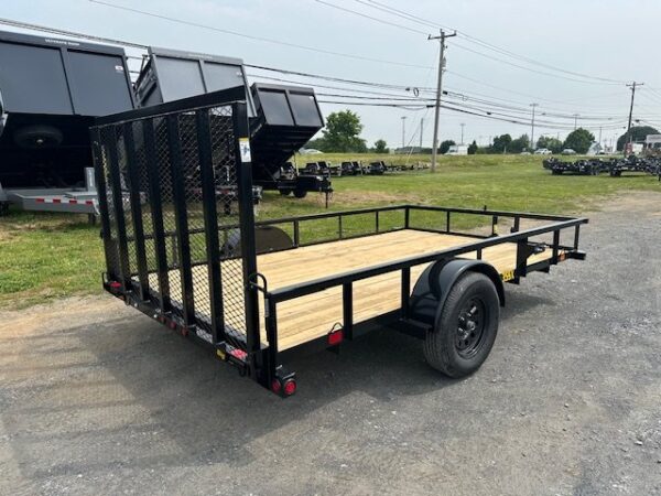 2025-BIG-TEX-7X12-LANDSCAPE-UTILITY-TRAILER-RAMP-GATE-4.jpg Big Tex 7 x 12 Landscape Utility Trailer – Rear Ramp Gate