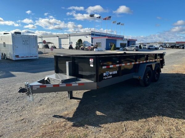 2025-BWISE-DLP-DUMP-TRAILER-7X16-COMBO-GATE-RAMPS-7-GAUGE-FLOOR-4.jpg BWise 7 x 16 Heavy Duty Dump Trailer – Low Profile With Ramps