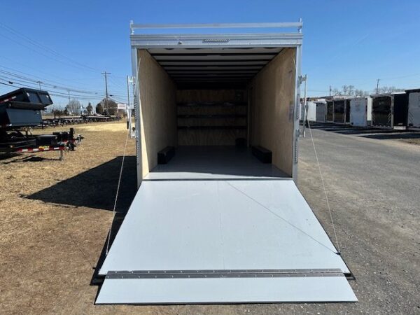 2025-CARMATE-8.5X20-ENCLOSED-CONTRACTOR-TRAILER-RAMP-DOOR-7.jpg Car Mate 8.5 x 20 Enclosed Cargo Trailer – Contractor Ramp Door