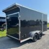 2025-COVERED-WAGON-7X16-ENCLOSED-CARGO-TRAILER-SPOILER-RAMP-DOOR-3.jpg Covered Wagon 7 x 16 Enclosed Trailer – 18″ Added Height