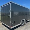 2025-COVERED-WAGON-8.5X20-ENCLOSED-CAR-HAULER-RAMP-DOOR-1.jpg Covered Wagon 8.5 x 20 V-Nose Enclosed Car Trailer – 6″ Added Height