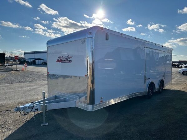 2025-NITRO-8.5X24-ENCLOSED-CAR-TRAILER-SPOILER-RAMP-DOOR-6.jpg Nitro 8.5 x 24 Enclosed Aluminum Car Trailer