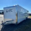 2025-RM400-8.5X28-ATC-ENCLOSED-CARGO-CAR-HAULER-RAMP-DOOR-ESCAPE-DOOR-SPOILER-3.jpg ATC 8.5 x 28 Enclosed Aluminum Car Trailer – Rear Spoiler