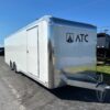 2025-RM400-8.5X28-ATC-ENCLOSED-CARGO-CAR-HAULER-RAMP-DOOR-ESCAPE-DOOR-SPOILER-4.jpg ATC 8.5 x 28 Enclosed Aluminum Car Trailer – Rear Spoiler
