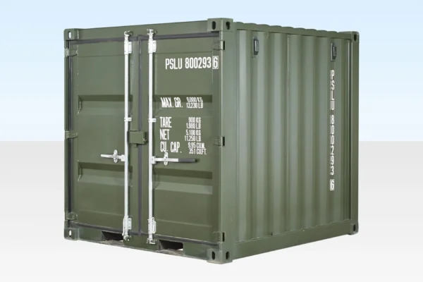 8Ft-One-Trip-Shipping-Container-Green-1.webp 8Ft One Trip Shipping Container (Green)