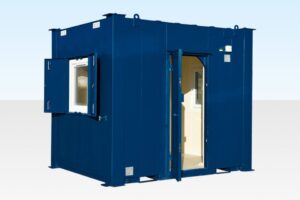 901-security-hut-sale-ral5013-960x640-1.jpg 3 Window Security Gatehouse