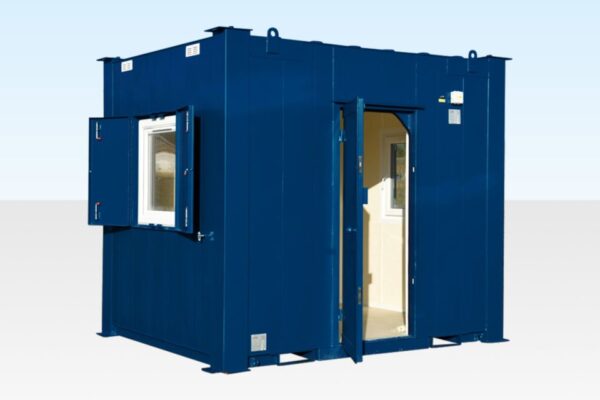 901-security-hut-sale-ral5013-960x640-1.jpg 3 Window Security Gatehouse