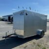 American-Hauler-6-x-12-Enclosed-Cargo-Trailer-Ramp-Door-Side-Door-V-Nose-Aluminum-Wheels-2.jpeg American Hauler 6 x 12 Enclosed V-Nose Cargo Trailer