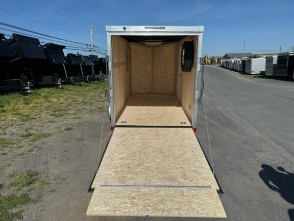 American-Hauler-6-x-12-Enclosed-Cargo-Trailer-Ramp-Door-Side-Door-V-Nose-Aluminum-Wheels-6.jpeg American Hauler 6 x 12 Enclosed V-Nose Cargo Trailer