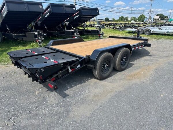 Big Tex 14EH Low Profile 7 x 16 Equipment Trailer – Mega Ramps