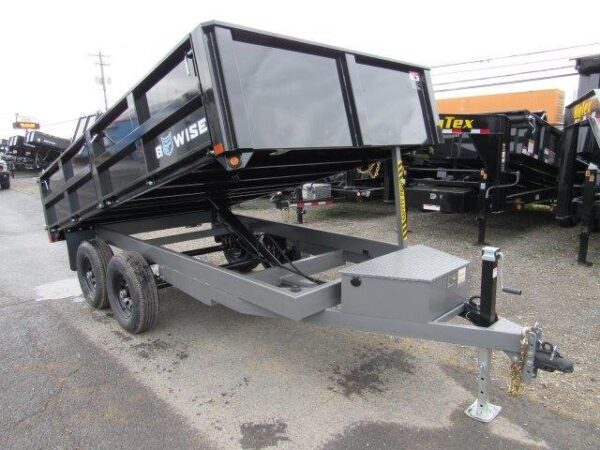 Bwise-7x12-Deckover-Dump-Trailer-Fold-Down-Sides-Spreader-Gate-2.jpg BWise 7 x 12 Deckover Dump Trailer – Fold Down Sides