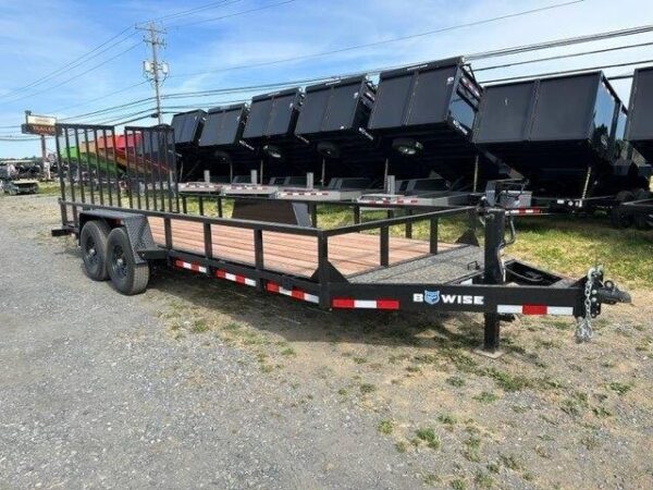Bwise-7x20-Low-Profile-Equipment-Trailer-Side-Rail-Split-Landscape-Gate-5.jpg BWise 7 x 20 Equipment Trailer – Split Landscape Ramp
