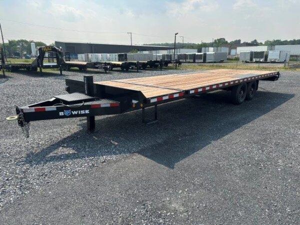 BWise 8 x 26 Deckover Equipment Trailer – Split Tilt Deck