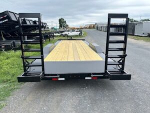 Cam-Superline-8-x-24-Mid-Deck-Equipment-Trailer-Drive-Over-Fenders-4.jpg CAM Superline 8 x 24 Full Width Equipment Trailer – Ladder Ramps