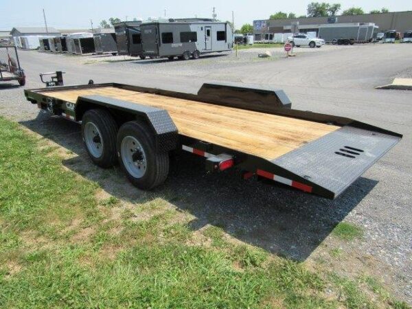 Cam-Superline-8CAM21STT-Low-Profile-Split-Tilt-Trailer-Pallet-Fork-Carrier-3.jpg CAM Superline 7 x 21 Equipment Trailer – Gravity Split-Tilt