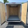 Car-Mate-5x8-Enclosed-Cargo-Trailer-Double-Rear-Barn-Doors-Side-Door-Added-Height-6.jpg Car Mate 5 x 8 Enclosed Cargo Trailer – Torsion Axle