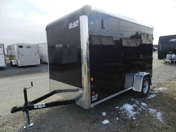Car-Mate-6x12-Custom-Cargo-Ramp-Door-3-1.jpg Car Mate 6 x 12 Enclosed Cargo Trailer – 6″ Added Height