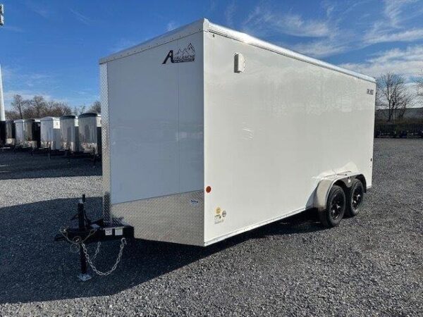 Car-Mate-7-x-16-Enclosed-Cargo-Trailer-Avalanche-Model-Slanted-V-Nose-12in-Additional-Height-3.jpg Car Mate 7 x 16 V-Nose Enclosed Cargo Trailer – Avalanche