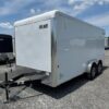 Car-Mate-7x16-Enclosed-Cargo-Trailer-Barn-Doors-Torsion-Axles-Aluminum-Wheels-3.jpg Car Mate 7 x 16 Enclosed Cargo Trailer – Barn Doors