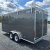 Car-Mate-7x18-Enclosed-Contractor-Trailer-Barn-Doors-Tool-Box-Compartments-Added-Height-2.jpg Car Mate 7 x 18 Enclosed Contractor Trailer – Exterior Tool Doors