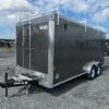 Car-Mate-7x18-Enclosed-Contractor-Trailer-Barn-Doors-Tool-Box-Compartments-Added-Height-5.jpg Car Mate 7 x 18 Enclosed Contractor Trailer – Exterior Tool Doors