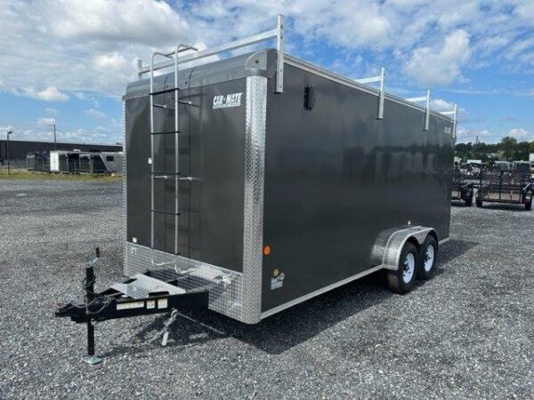 Car-Mate-7x18-Enclosed-Contractor-Trailer-Barn-Doors-Tool-Box-Compartments-Added-Height-5.jpg Car Mate 7 x 18 Enclosed Contractor Trailer – Exterior Tool Doors