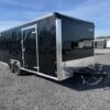Car-Mate-8.5-x-20-Enclosed-Car-Trailer-Ramp-Door-Side-Door-Get-Out-Door-Matte-Black-Aluminum-Wheels-3.jpg Car Mate 8.5 x 20 Enclosed Car Hauler – Escape Door