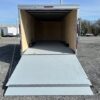 Car-Mate-8.5-x-20-Enclosed-Car-Trailer-Ramp-Door-Side-Door-Get-Out-Door-Matte-Black-Aluminum-Wheels-9.jpg Car Mate 8.5 x 20 Enclosed Car Hauler – Escape Door