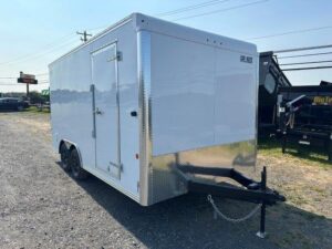 Car-Mate-8.5x16-Enclosed-Cargo-Trailer-Ramp-Door-Added-Height-Aluminum-Wheels-Torsion-Axles-1.jpg Car Mate 8.5 x 16 Enclosed Cargo Trailer – Aluminum Wheels