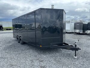 Covered-Wagon-8.5-x-20-Enclosed-Car-Trailer-V-Nose-Blackout-Package-Ramp-Door-10K-GVW-2.jpg Covered Wagon 8.5 x 20 Enclosed Car Hauler – Blackout Package