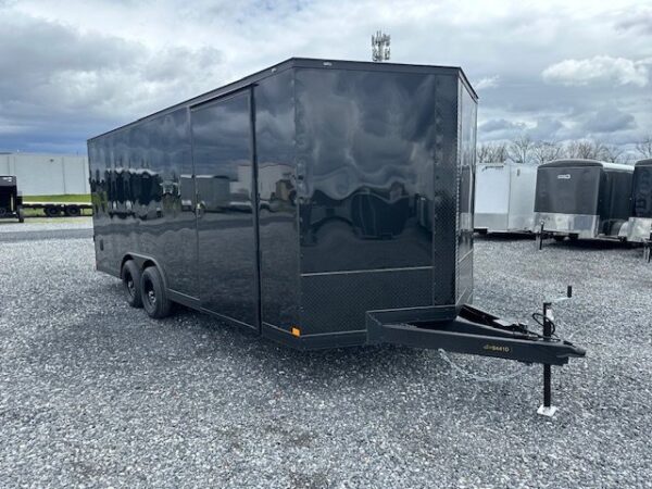 Covered-Wagon-8.5-x-20-Enclosed-Car-Trailer-V-Nose-Blackout-Package-Ramp-Door-10K-GVW-2.jpg Covered Wagon 8.5 x 20 Enclosed Car Hauler – Blackout Package