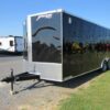 Homesteader 8.5 x 24 Enclosed V-Nose Car Trailer – 6″ Added Height