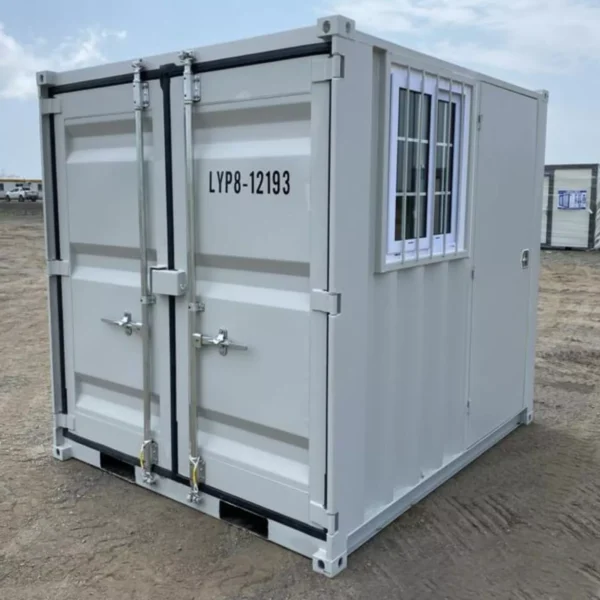 NEW-8ft-Small-Cubic-Shipping-Container-600x600-1.webp 8ft Cubic Shipping Container w/Door+Window 8’Lx6.7’Wx7.4’H