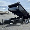 Premier-6x12-Dump-Trailer-Rear-Combo-Gate-Slide-Out-Ramps-Tarp-Kit-1.jpg Premier 6 x 12 Low Profile Dump Trailer – Ladder Ramps
