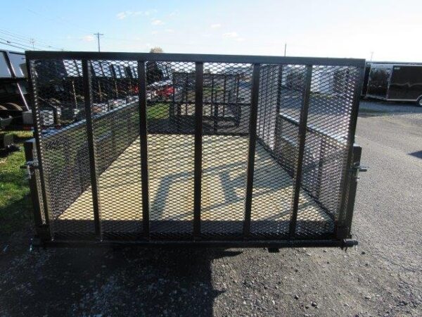 Premier-7-x12-Landscape-Utility-Trailer-Side-ATV-Gate-Mesh-Sides-4-1.jpg Premier 7 x 12 Landscape Utility Trailer – Mesh Sides & ATV Ramp
