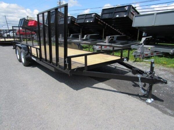 Premier 7 x 20 Landscape Utility Trailer – Side ATV Gate