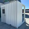 White-10′-container-modification-with-AC-1-600x450-1.jpg White Modified 10ft Shipping Container with AC
