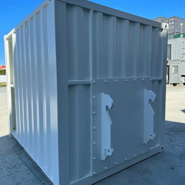White-10′-container-modification-with-AC5-600x600-1.jpg White Modified 10ft Shipping Container with AC